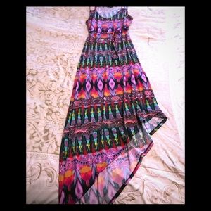 Neiman Marcus high low asymmetrical sundress